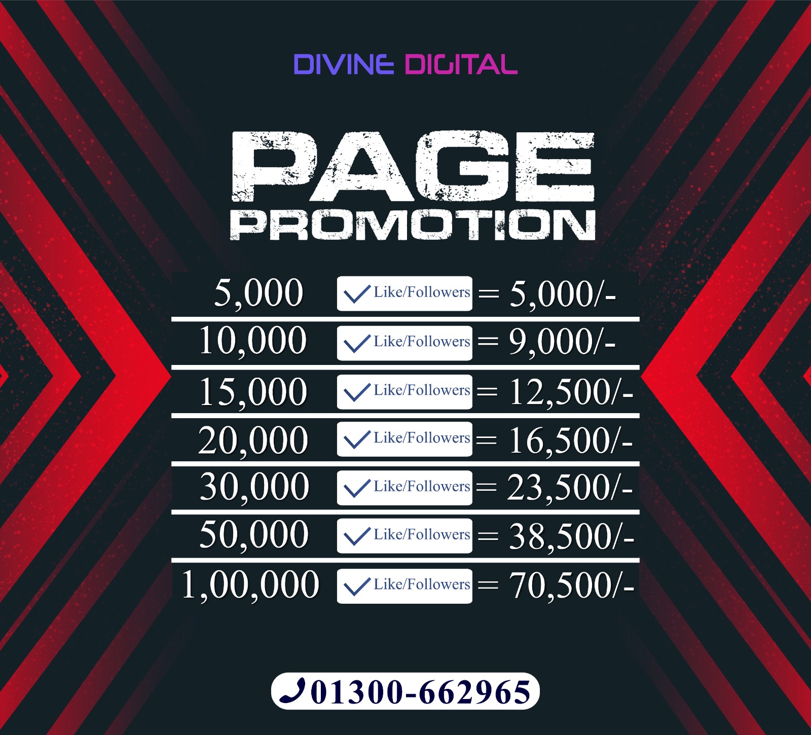 Facebook Page Promotion